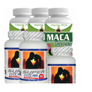 (더 강력한)슈퍼에렉스 맥스60정*3병,오르가닉 마카 650mg 60정*3병.(60대는 청춘으로,20대는 더굵고 길고 강하게)3달분